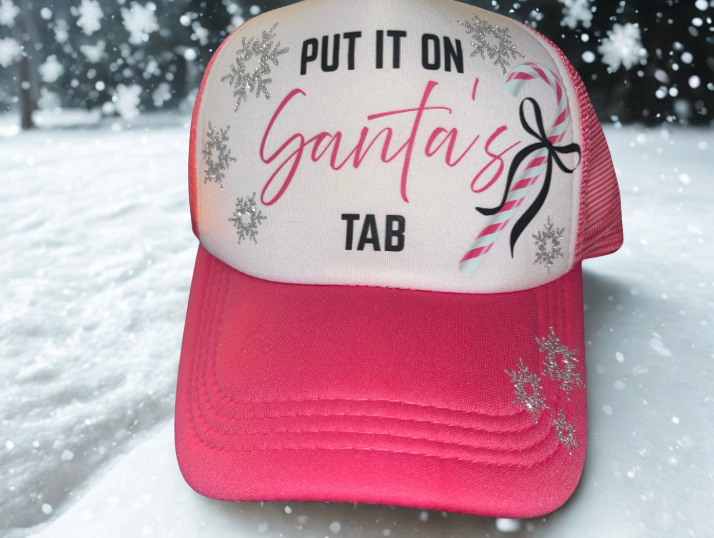 “PUT IT ON Santa’s TAB” trucker hat